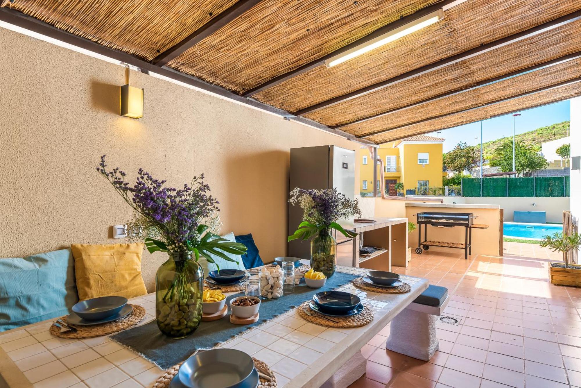 Villa Trueno Refugio De Lujo Con Piscina Climatizada Y Vistas Candelaria Exterior foto
